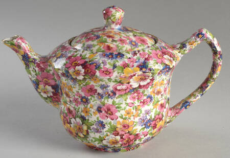 Dubarry (Old, No Globe Backstamp) Granville Teapot & Lid