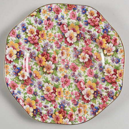Dubarry (Old, No Globe Backstamp) Salad Plate