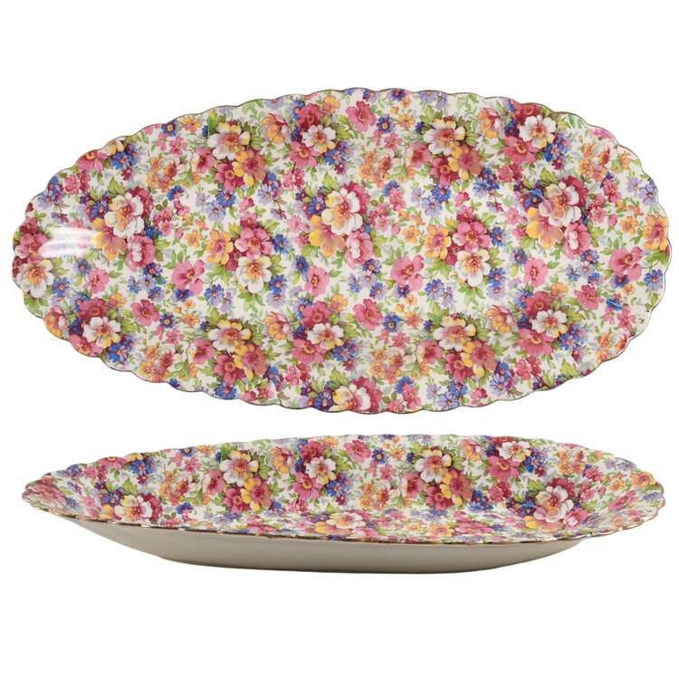 Dubarry (Old, No Globe Backstamp) Cucumber Tray