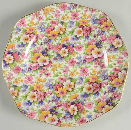 Dubarry (Old, No Globe Backstamp) Dinner Plate