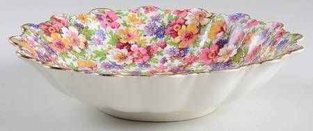 Dubarry (Old, No Globe Backstamp) 8" Round Shell Tray