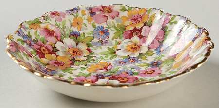 Dubarry (Old, No Globe Backstamp) 4" Round Nut Dish