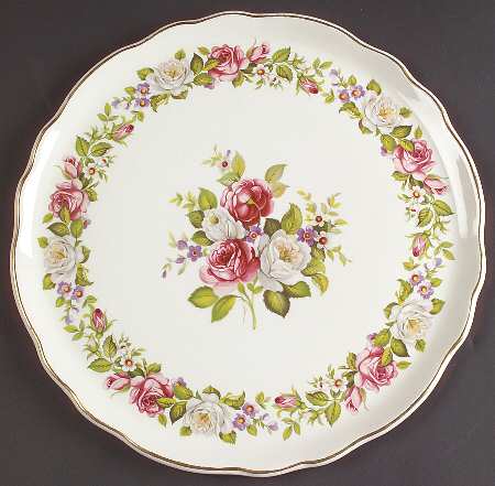 Harmony Rose Cake Plate