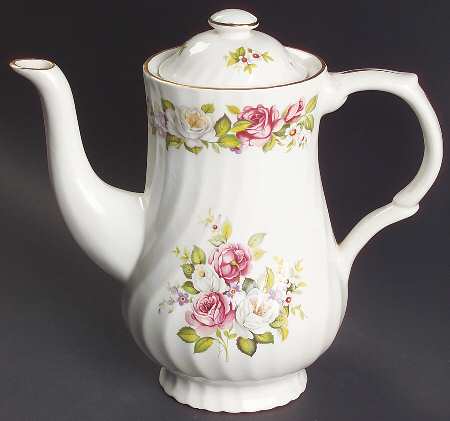 Harmony Rose Coffee Pot & Lid