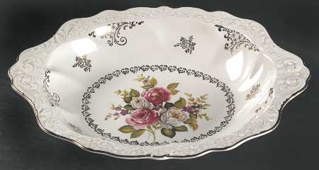 Harmony Rose 12" Oval Vegetable Bowl