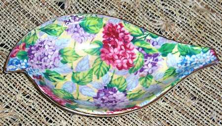 Hydrangea Yellow (Old, Yellow Background) 5" Ashtray