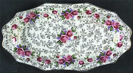 Rambler Rose Large Sandwich Tray