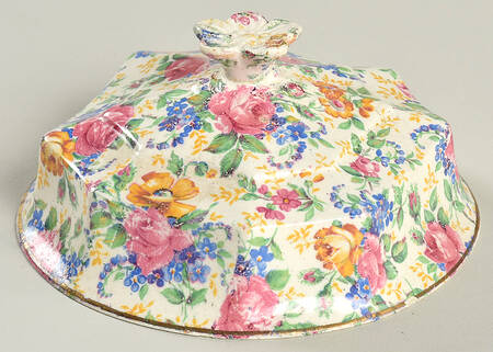 Rosalynde (Old, No Globe Stamp) Lid for Round Butter
