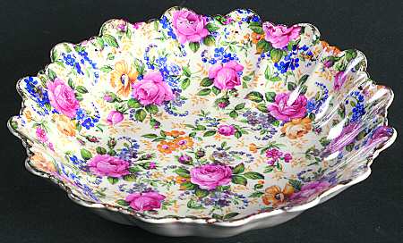 Rosalynde (Old, No Globe Stamp) 7" Round Shell Tray