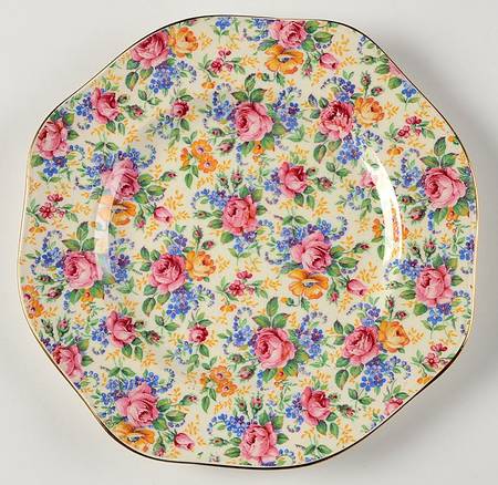 Rosalynde (Old, No Globe Stamp) Luncheon Plate