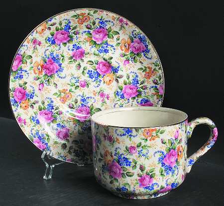 Rosalynde (Old, No Globe Stamp) Jumbo Cup & Saucer Set