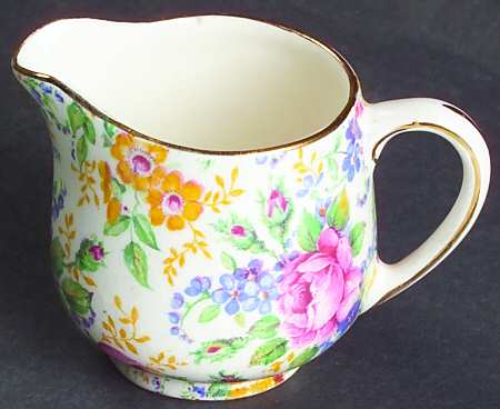 Rosalynde (Old, No Globe Stamp) Breakfast Set, Individual Creamer Only
