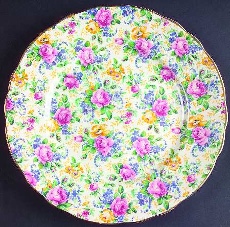 Rosalynde (Old, No Globe Stamp) Luncheon Plate