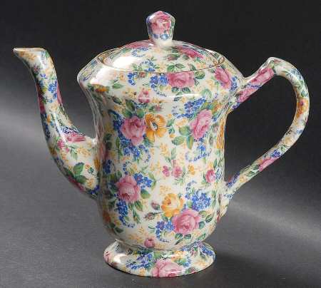 Rosalynde (Old, No Globe Stamp) Mini Granville Coffee Pot & Lid
