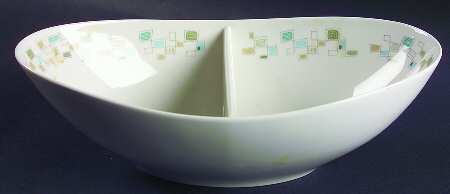 Westclif 11" Oval Divided Vegetable Bowl