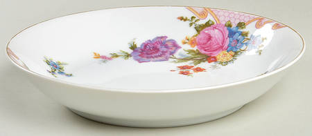 Bridal Rose Coupe Soup Bowl