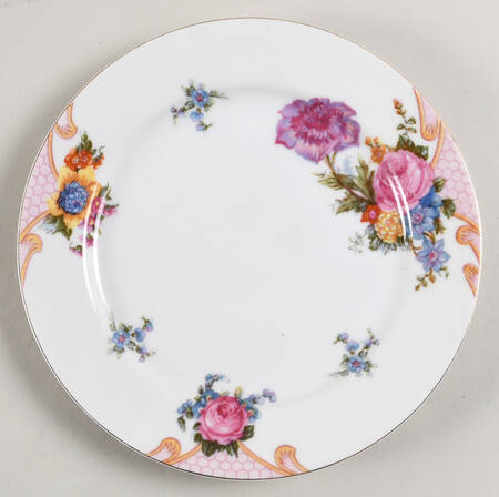 Bridal Rose Salad Plate