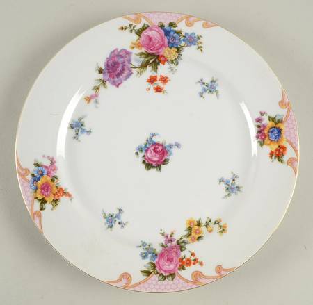 Bridal Rose Dinner Plate