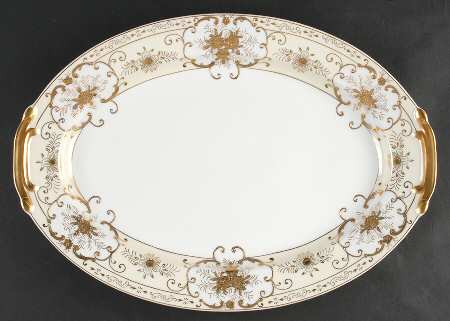 KON1 16" Oval Serving Platter