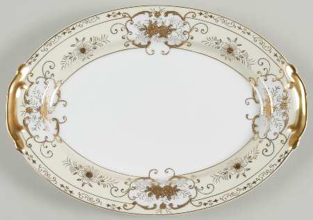 KON1 12" Oval Serving Platter