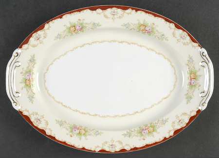 KON10 12" Oval Serving Platter