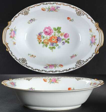 KON33 10" Oval Vegetable Bowl