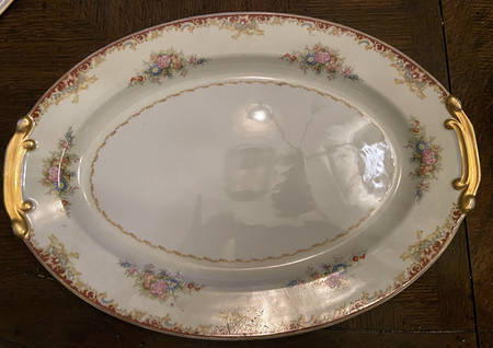KON35 14" Oval Serving Platter