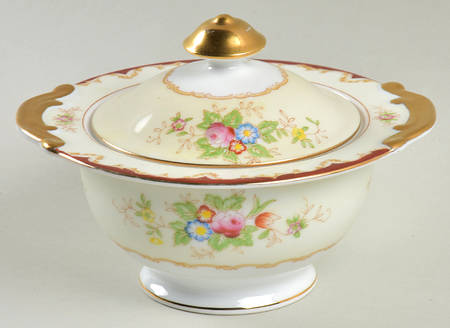 KON37 (JAPAN) Sugar Bowl & Lid by Kongo