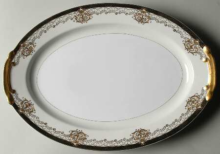 KON39 16" Oval Serving Platter