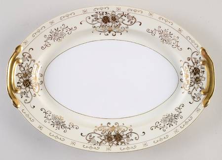 KON40 12" Oval Serving Platter by Kongo