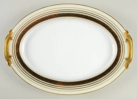 KON43 12" Oval Serving Platter by Kongo