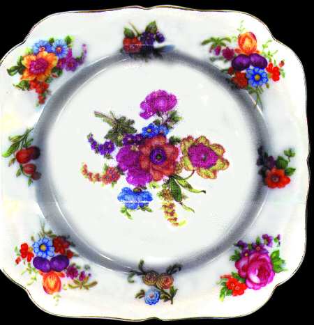 KON53 Square Salad Plate