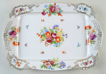 Romance 16" Rectangular Serving Platter by Kongo