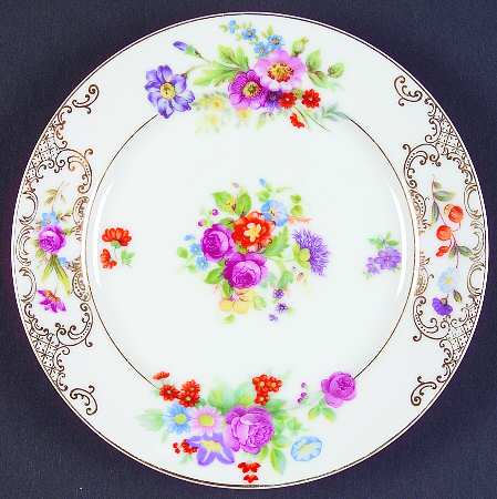 Romance Bread & Butter Plate by Kongo