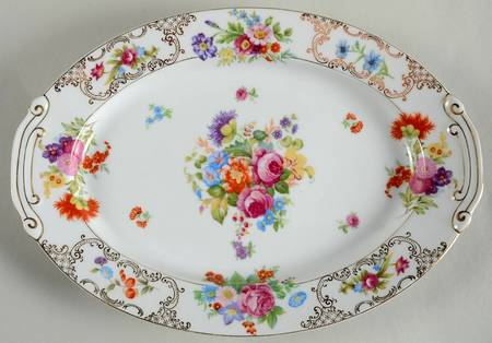 Romance 12" Oval Serving Platter