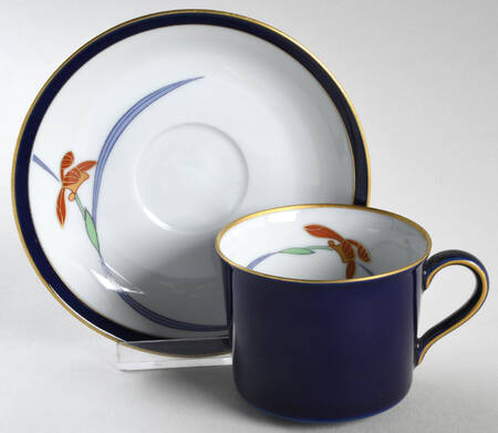 Orchid Lace Flat Cup & Saucer Set