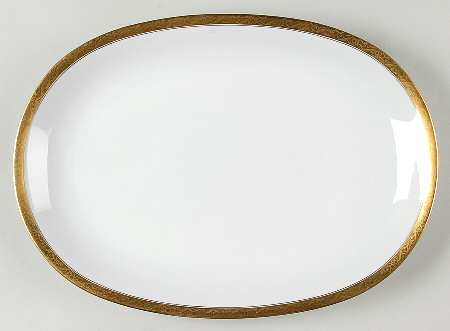 404 14" Oval Serving Platter