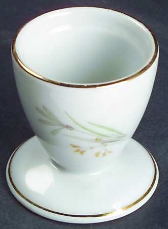 606 (White, Gold Trim) Single Egg Cup