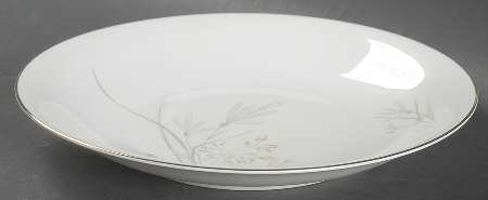 606 (White, Gold Trim) Large Coupe Soup Bowl