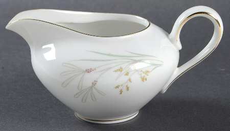 606 (White, Gold Trim) Creamer