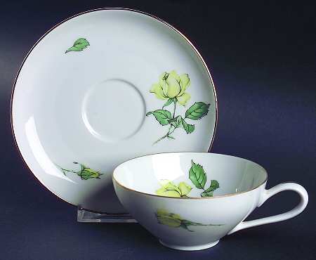 Flat Cup & Saucer Set