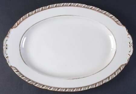 Golden Fleece 13" Oval Serving Platter