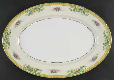 Normandy 17" Oval Serving Platter