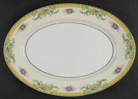 Normandy 15" Oval Serving Platter