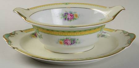 Normandy Gravy Boat with Attached Underplate