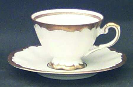 Charmain Footed Demitasse Cup & Saucer Set