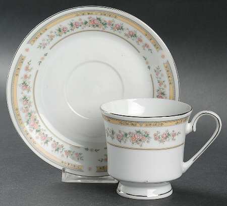 KSA1 Footed Cup & Saucer Set
