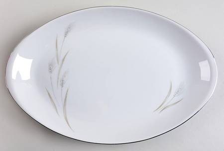 Autumn Wheat 14" Oval Serving Platter