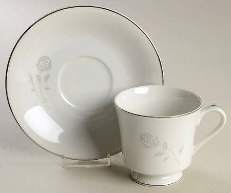 Elizabeth Footed Cup & Saucer Set