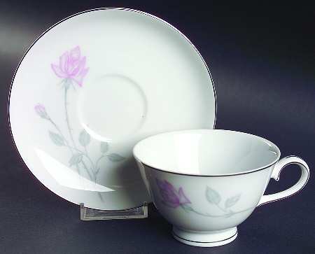 Forever Yours Footed Cup & Saucer Set